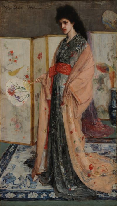 Die Prinzessin aus dem Land des Porzellans von James Abbott McNeill Whistler